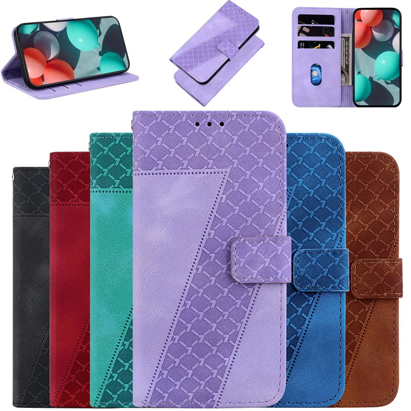 Stand Flip Wallet Case For Google Pixel 4 5 6 6A 8 8a 9 7 7A Pro Pixel 9 Pro 3A XL Leather Protect Cover