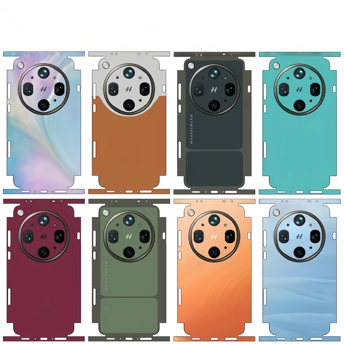 Colorful Skin Sticker for OPPO Find X9/X8/X7 Ultra Decal Skin Back Film Cover Wrap Stickera