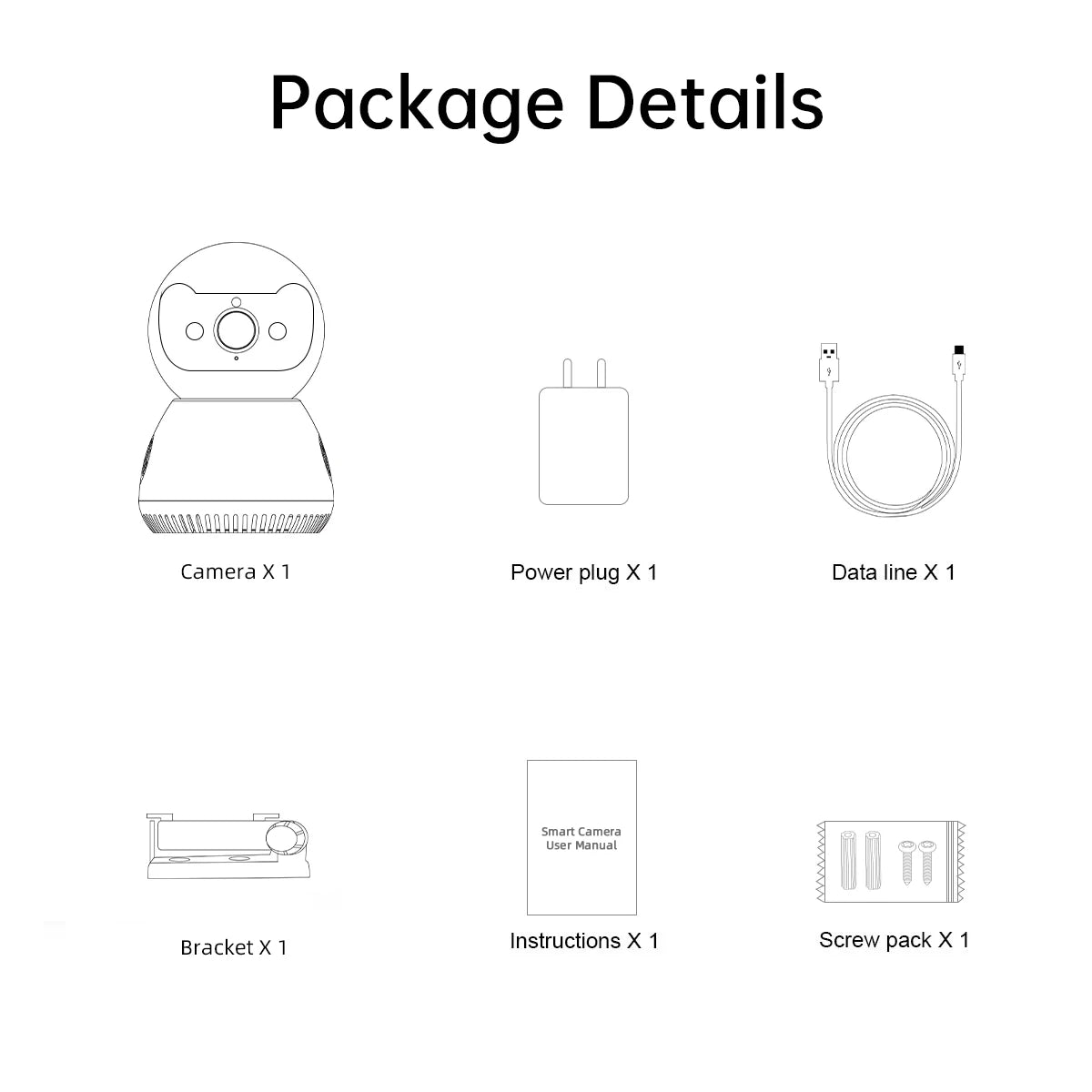 JOOAN 5MP 3MP Smart Home 5G WiFi Security Camera Indoor Wireless IP Surveillance Camera AI Tracking Night Vision Baby Monitor
