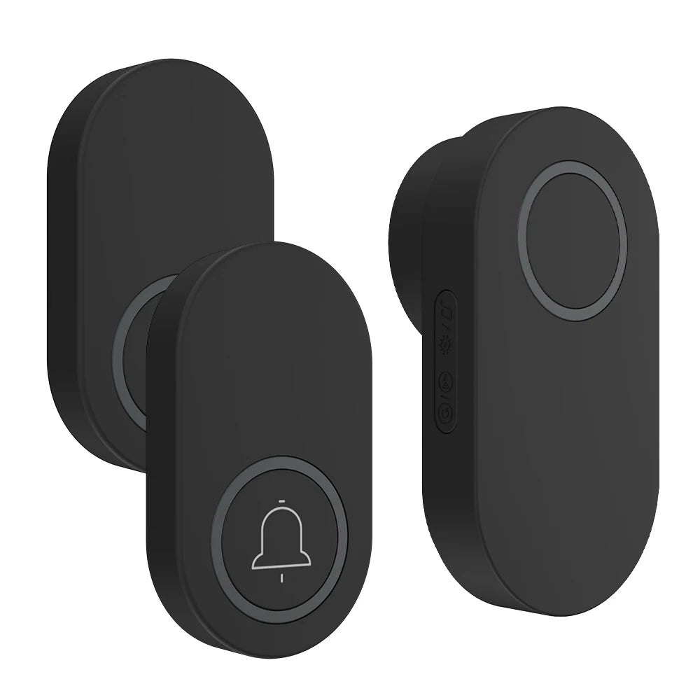 Hococa US/EU/UK Plug Outdoor Wireless Doorbell 60 Songs Melodies Waterproof Welcome Door Bell 200m Remote Call Bell With Battery