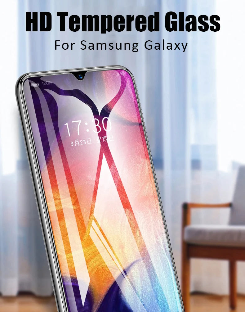 3PCS Protective Glass for Samsung A52 A32 A72 A02 A12 A22 Screen Protector on Samsung A30S A10 A20 A50 A70 A03 A13 A23 A33 Glass