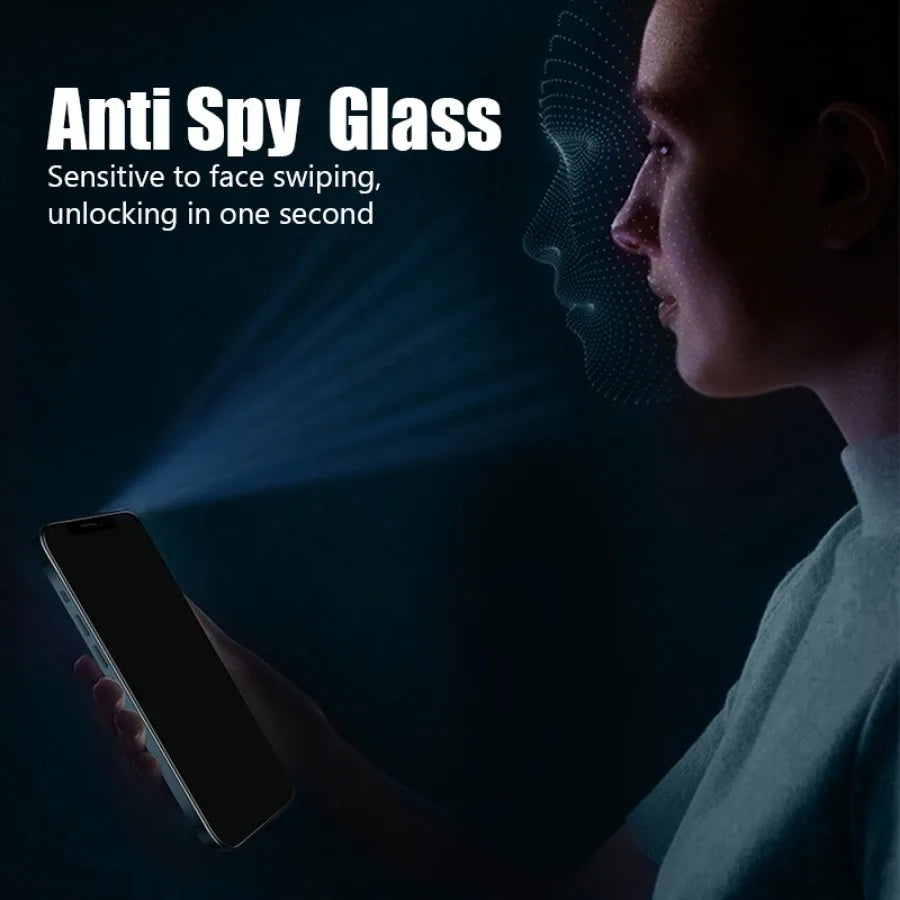 2PCS Privacy Tempered Glass For iPhone 14 Pro Max 12 13 Mini 15 11 Pro Max Screen Protector For iPhone 8 7Plus XS Max XR X Glass