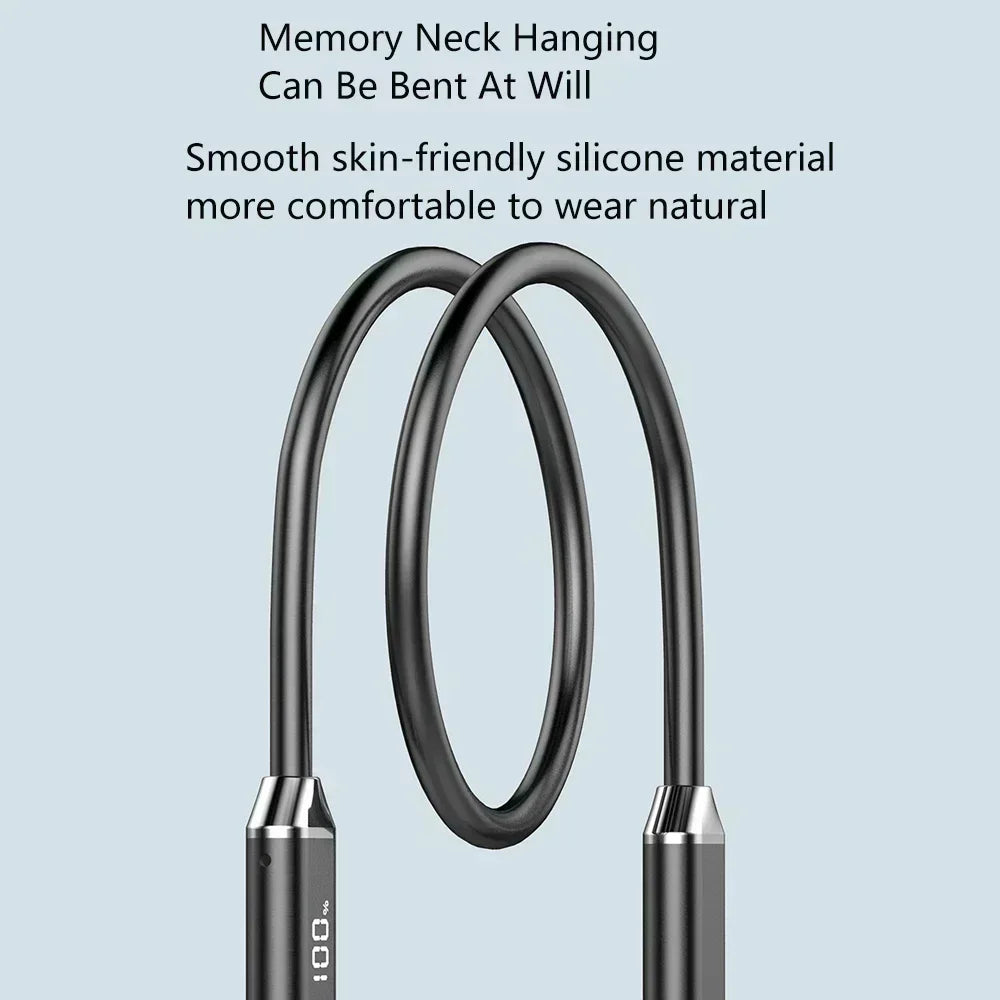 TWS Magnetic Wireless Headphones Neckband Bluetooth 5.2 Earphone Headset Sports Running Waterproof Earbud Wireless with Mic