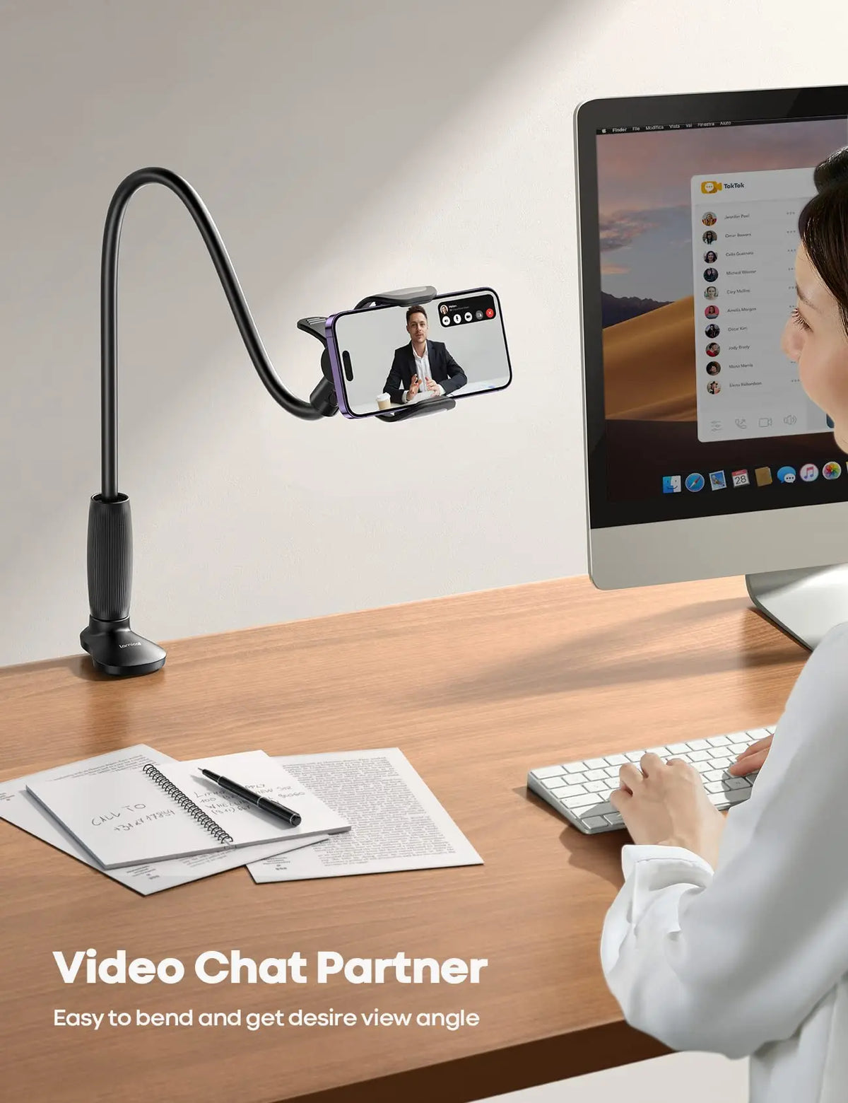 Lazy Mobile Phone Holder Bedside Bed With Multifunction Live Catch Up Drama Desktop Universal Hose Creative Clip Holder