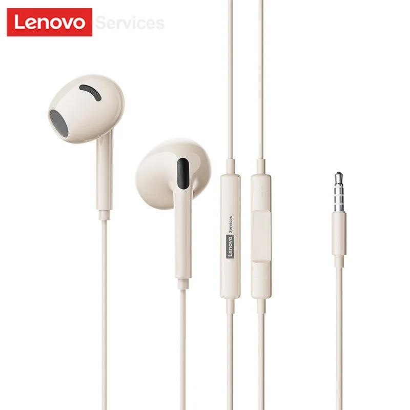 Lenovo YF02 Wired Gaming Headphones 3.5mm/Type-C For Mobile Phones Computers And More HiFi Sound Music Wired Earphones With Mic
