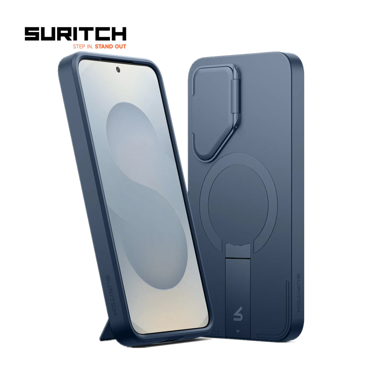 For Samsung Galaxy S25 Ultra S25+ Case Magnetic Shockproof Bumper Protective Cover with Camera Cover Adjustable Metal Kickstand