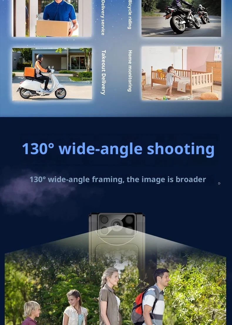  1080P Body Mini Camera Portable Infrared Night Vision Miniature Camcorder Small Digital Video Recorder Police BodyCam