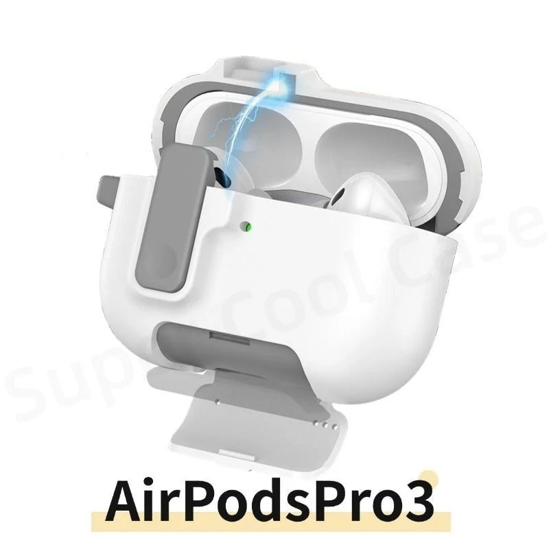 Phone Holder Design for AirPods Pro 3 Case Protective Cover For AirPods Pro 3rd Generation Case For Air pods Pro 3 Accessories