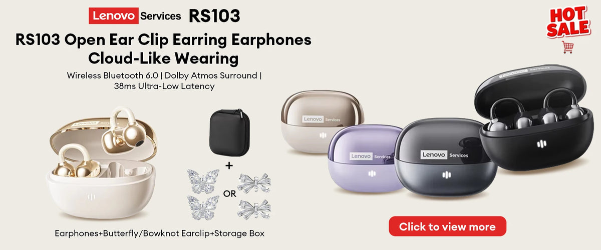 NEW Lenovo Y108 Wired Earphones Semi-In-Ear E-Sports Headphones 3.5mm Type-C Noise Reduction Stereo Music Earbuds 1.25M with Mic