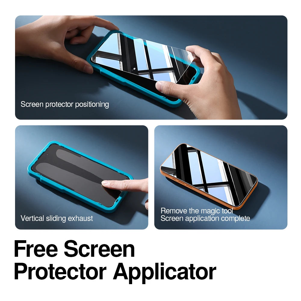 SmartDevil HD Tempered Glass Film for iPhone 18 ProMax Privacy Screen Protector for iPhone 18 17ProMax 16Pro 16 Anti-fingerprint