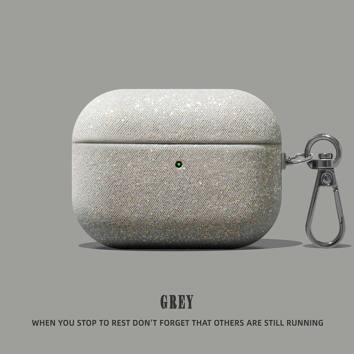For Airpod Pro3 Pro2 Fashion Silver Glitter Headphone Case for Apple Airpods 4 3 2 Pro Cover Silicone Headset Cases Funda