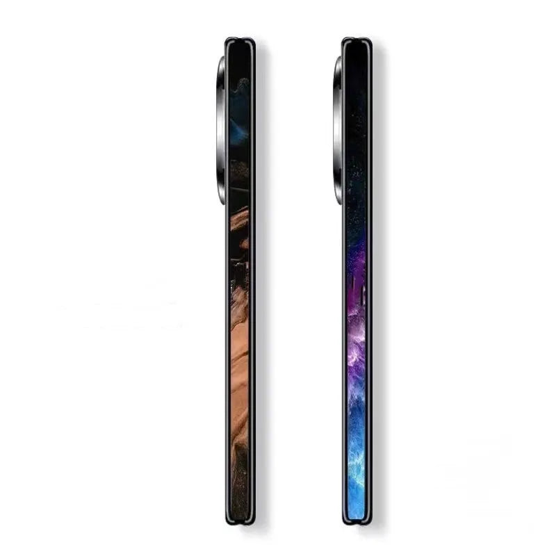 2PCS Pain Color Frosted Hinge Skin For VIVO X Fold2 X Fold3 Side Skin Hinge Protector Film Cover Wrap Sticker