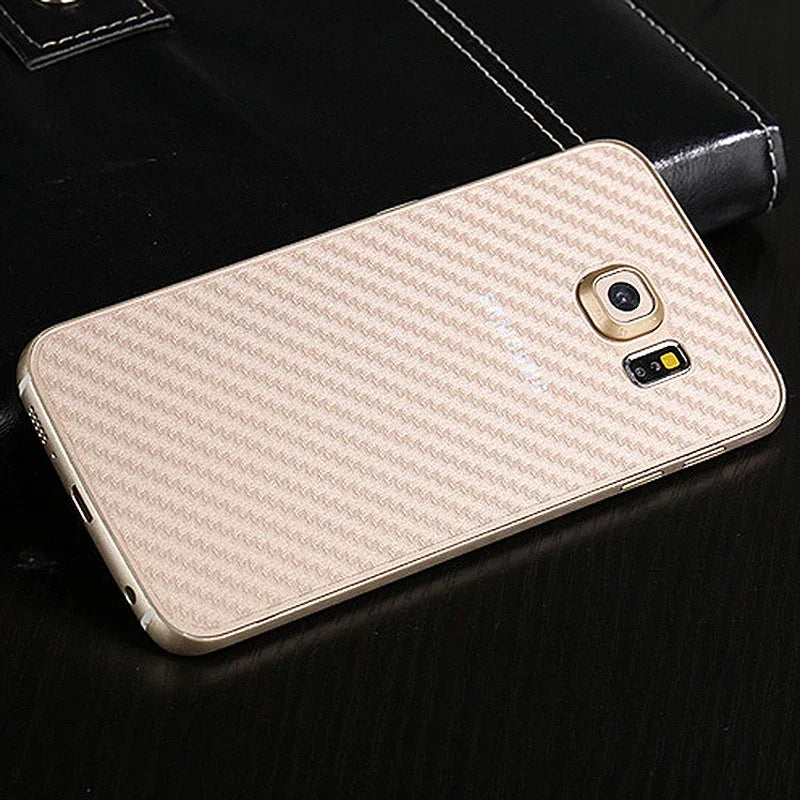 10PCS Back Carbon Fiber Film For Samsung Galaxy S22 S21 S23 S24 S25 S26 Protective Back Cover For Samsung A14 A34 A54