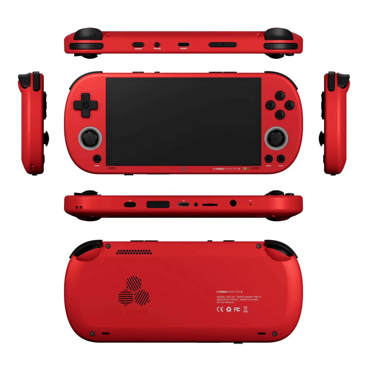 Trimui Smart Pro S TG5050 Handheld Game Console - Best for PSP Game, Octa-core 2.0GHz 4.96" IPS Display RGB LED 5000mAh Battery