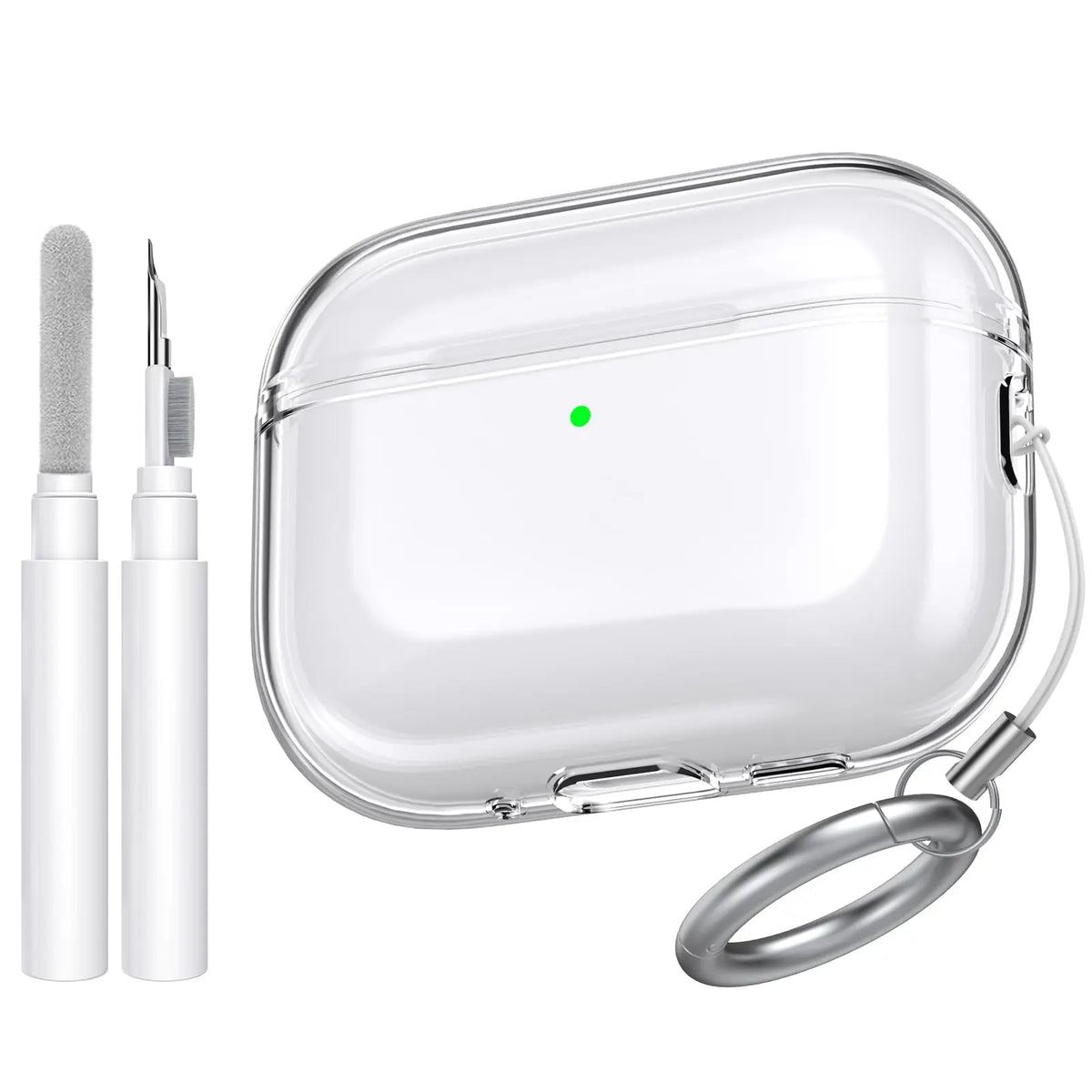 for Airpods Pro 3 Case Clear Glitter Sparkle Bling Clear Case for Airpods Pro 3 Case Cover 2025 Soft TPU Case for Airpods Pro 3