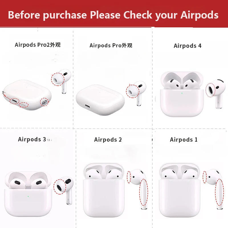 For AirPods 4th Generation Case with Cleaner Kit/Keychain Flower Engraved Silicone Shockproof Cover for 2024 AirPods 4 Case New