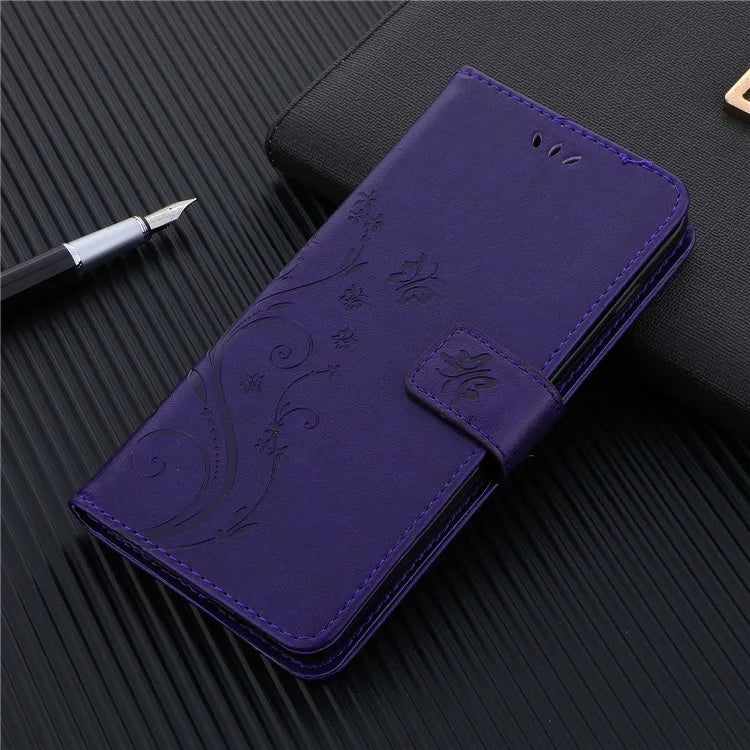 S8 S9 Plus S10 S20 FE S21 S22 S23 Ultra PU Leather Wallet Cover For Samsung Galaxy S23 FE S10 Plus Holder Flip Stand Phone Case