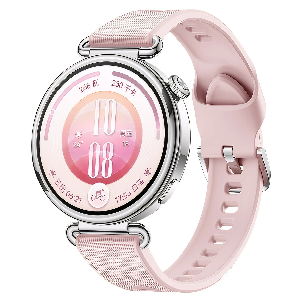 Original Silicone Strap for HUAWEI WATCH GT 7 41mm Sports Loop Replace Accessories Striped Pattern Band for Huawei GT 7 41mm