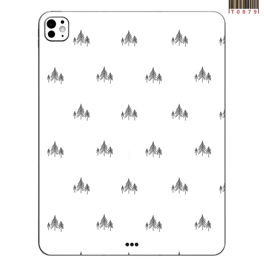 For iPad Pro 11 2025 AIR 13 11 2025 2024 Mini 7 6 Full Cover Colorful Back Film Covers Decal Skin Protector Sticker