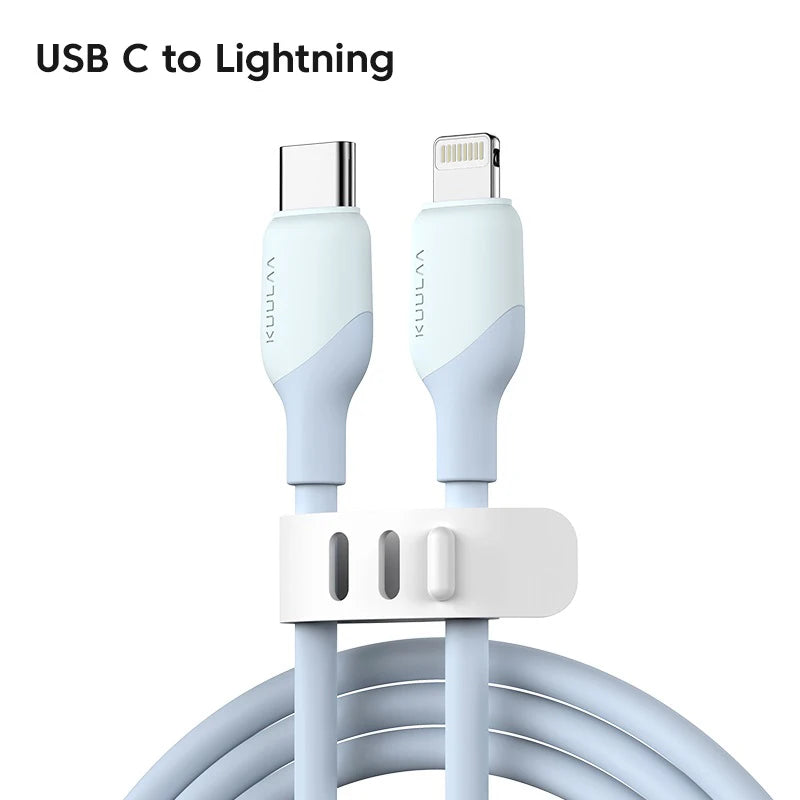 KUULAA USB C to Lightning MFi Cable for iPhone Fast Charging Cable PD 30W USB Type C For iPhone 14 13 12 11 Pro Max X XS XR 8