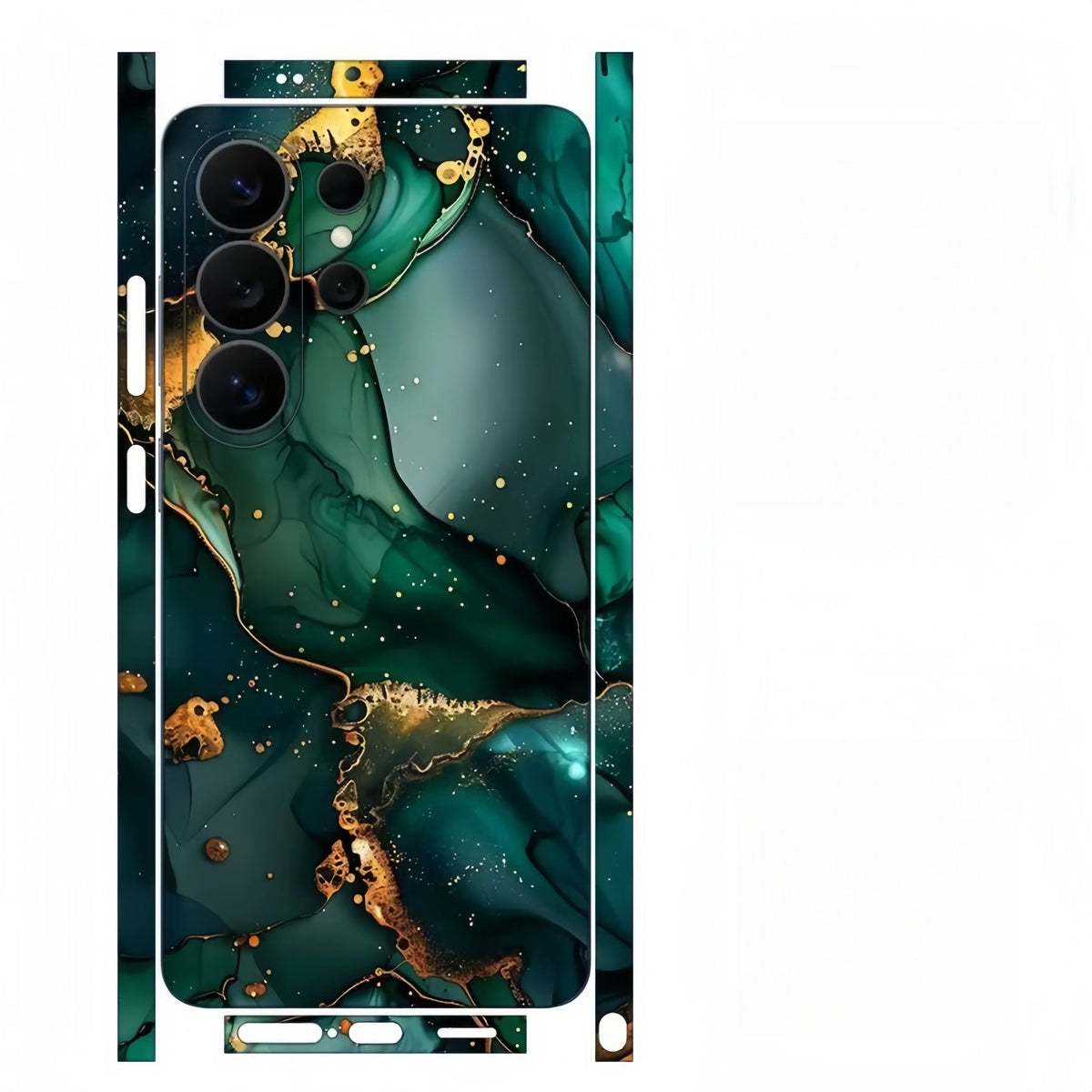 Marble Sticker Skin for Samsung S24 Ultra S26 S25 Phone Skin Wrap Back Film for Frame Camera Protective Decal