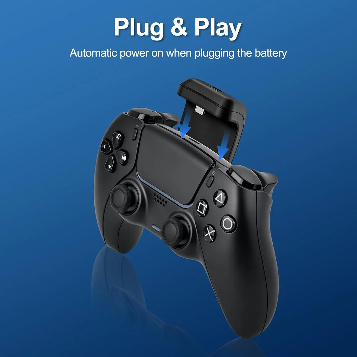 3000mAh PS5 Controller External Battery Pack for Sony Playstation 5 DualSense CFI-ZCT1W Wireless Gamepad LIP1708