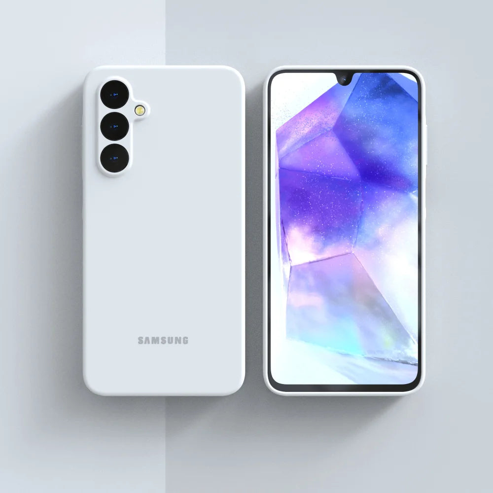 Original Liquid Silicone Case for Samsung Galaxy A17 A16 A15 S26 S25 S24 Ultra Plus FE Shockproof Back Cover Phone Accessories