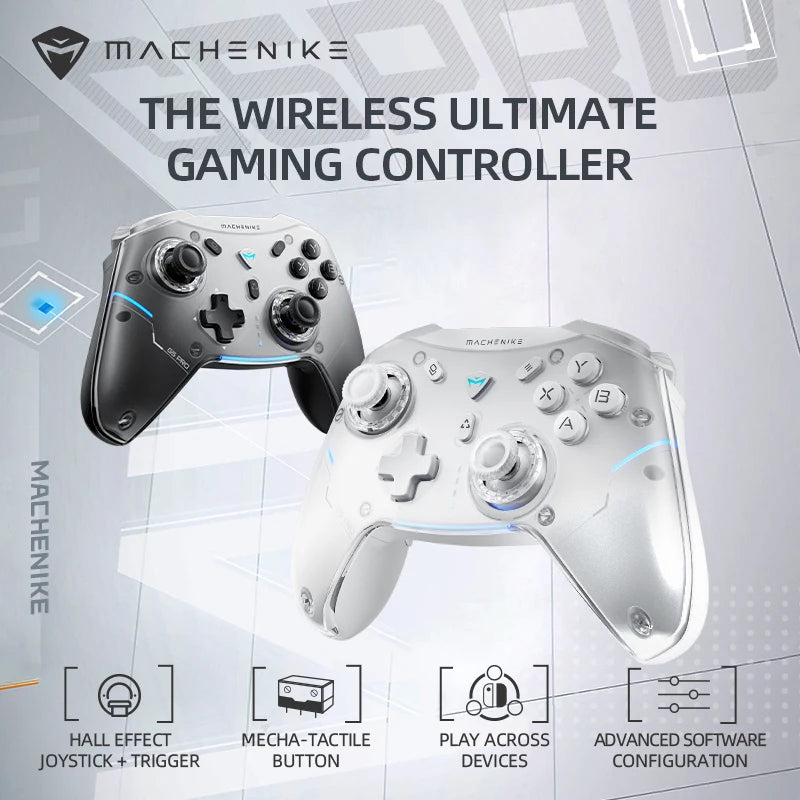 Machenike Gamepad Wireless Gaming Controller G5 Pro Elite Hall Trigger Joystick Mecha-Tactile Buttons For Switch PC Android IOS