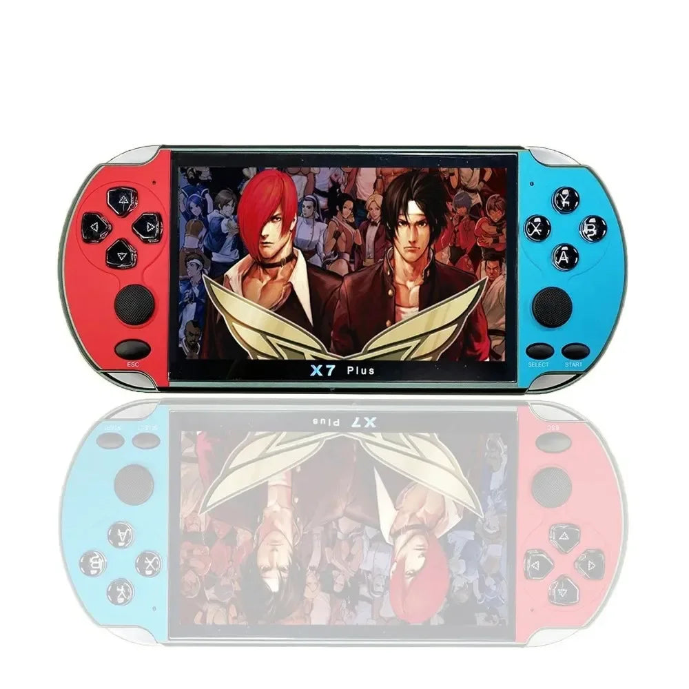 Nostalgic 8G double joystick PSP game console 5.1 inch high definition large screen x7 plus handheld game console