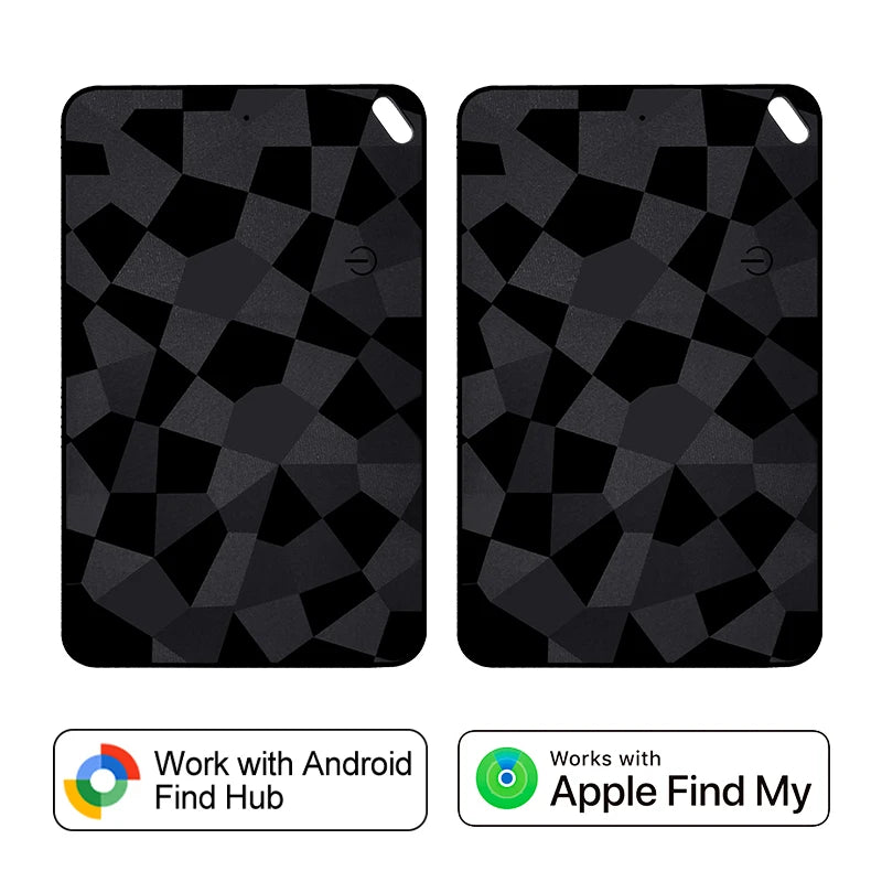 Smart Tag Wallet Tracker Card Dual System Anti-Lost GPS Tracker Item Finder Compatible With Google Find Hub & Apple Find My