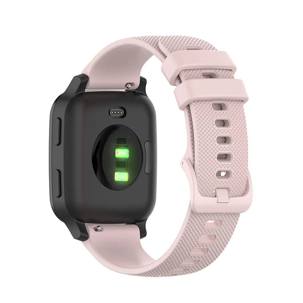 20mm 18 22 Silicone Strap For Garmin Venu SQ Venu 2 Plus Galaxy Smart Watch Band for Xiaomi Huami Amazfit GTR GTS Bip S/U