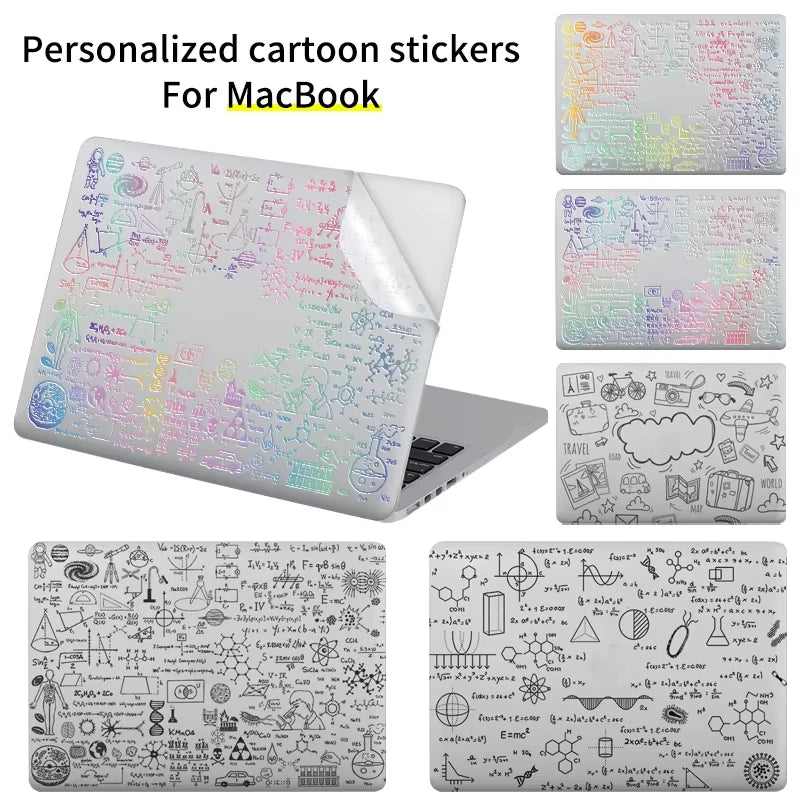 Laptop Skin Sticker for Macbook 13.3 inch Air Pro 2020 UA Print PET Protective Decal Sticker A2337 A2338 Anti-Scratch Waterproof