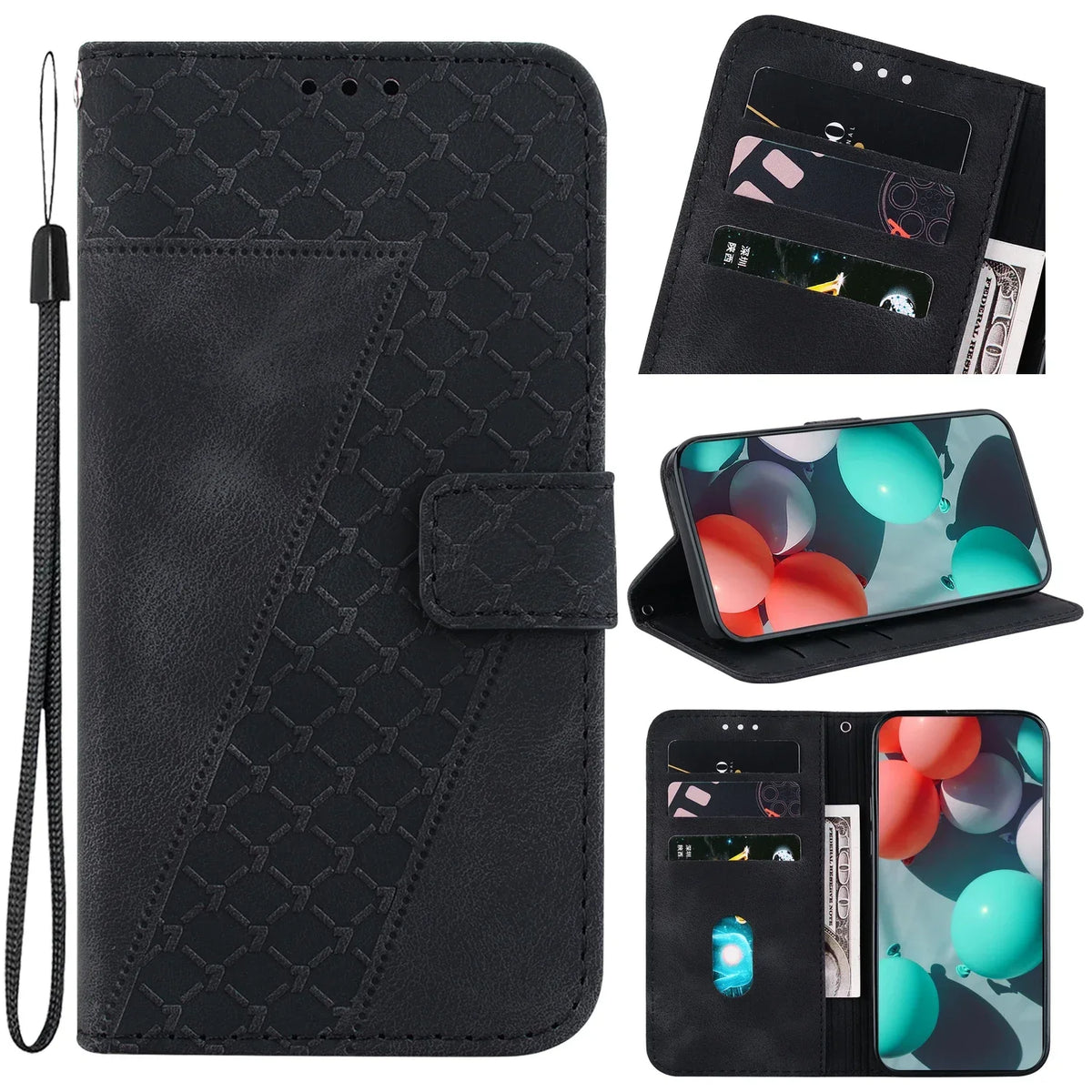 Stand Flip Wallet Case For Google Pixel 4 5 6 6A 8 8a 9 7 7A Pro Pixel 9 Pro 3A XL Leather Protect Cover