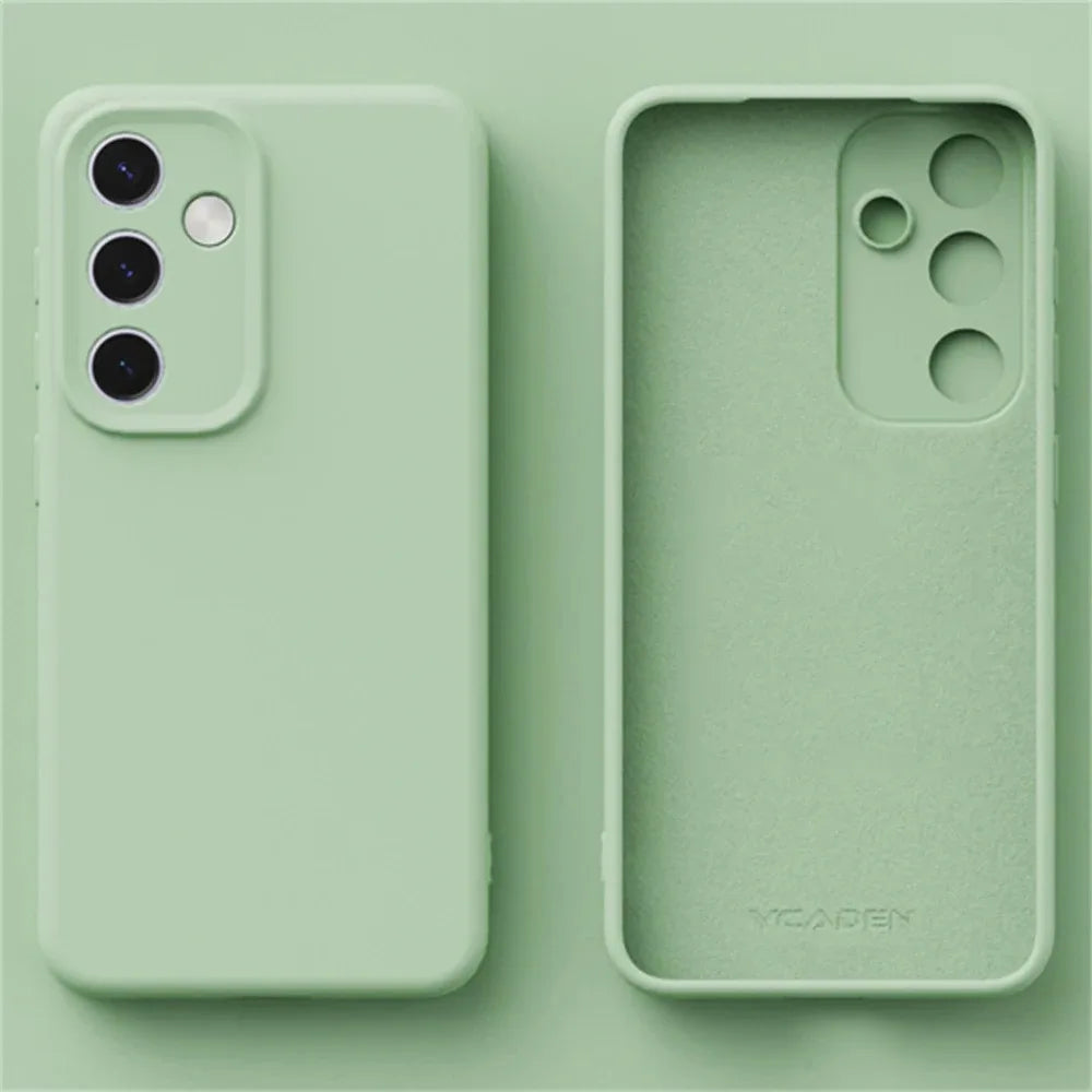 Liquid Silicone Phone Case for Samsung Galaxy S26 S25 S24 S23 S 26 Ultra Plus S26Ultra Cases Original Skin Smooth Protect Cover