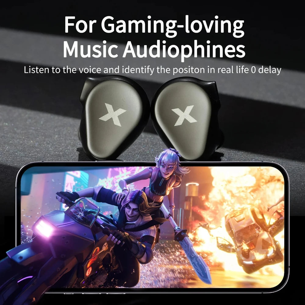 DUNU Titan X Earphones Dual Magnetic Dynamic Driver Metal Alloy Housing 3.5mm/TypeC Mic Earbuds For HiFi Earphone Audiophile