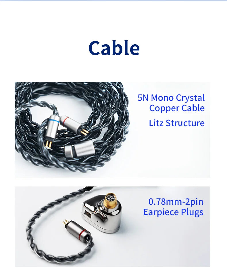iBasso JR. Cookie Ti HiFi Wired Earphones In-Ear Earbuds 4.4mm balanced