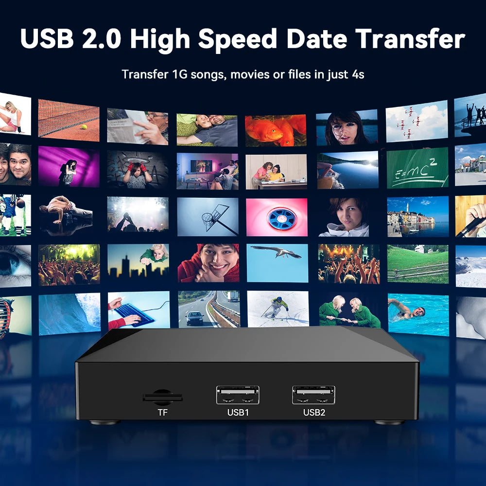 We2uSat K3 Pro 6K HDR Android 10.0 TV Box H.265 10bit Build in WiFi-6 2.4GHz/5GHz+BT 5.0,4GB+32GB Comparison With Vseebox V5 Pro