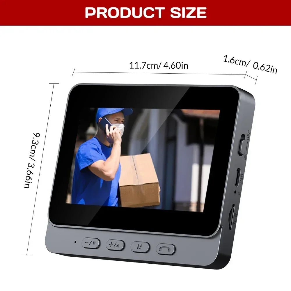 M16S M15S WiFi Wireless Intercom Smart Doorbell 4.3inch IPS Screen Video Security Camera Two-Way Intercom HD Surveillance Camera