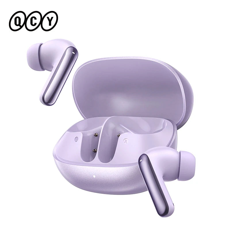 QCY MeloBuds N20 Adaptive Hybrid Noise Cancelling Earbud Wireless Bluetooth 6.0 Headphone 6 Mics Clear Call HT20 Earphone 40Hrs