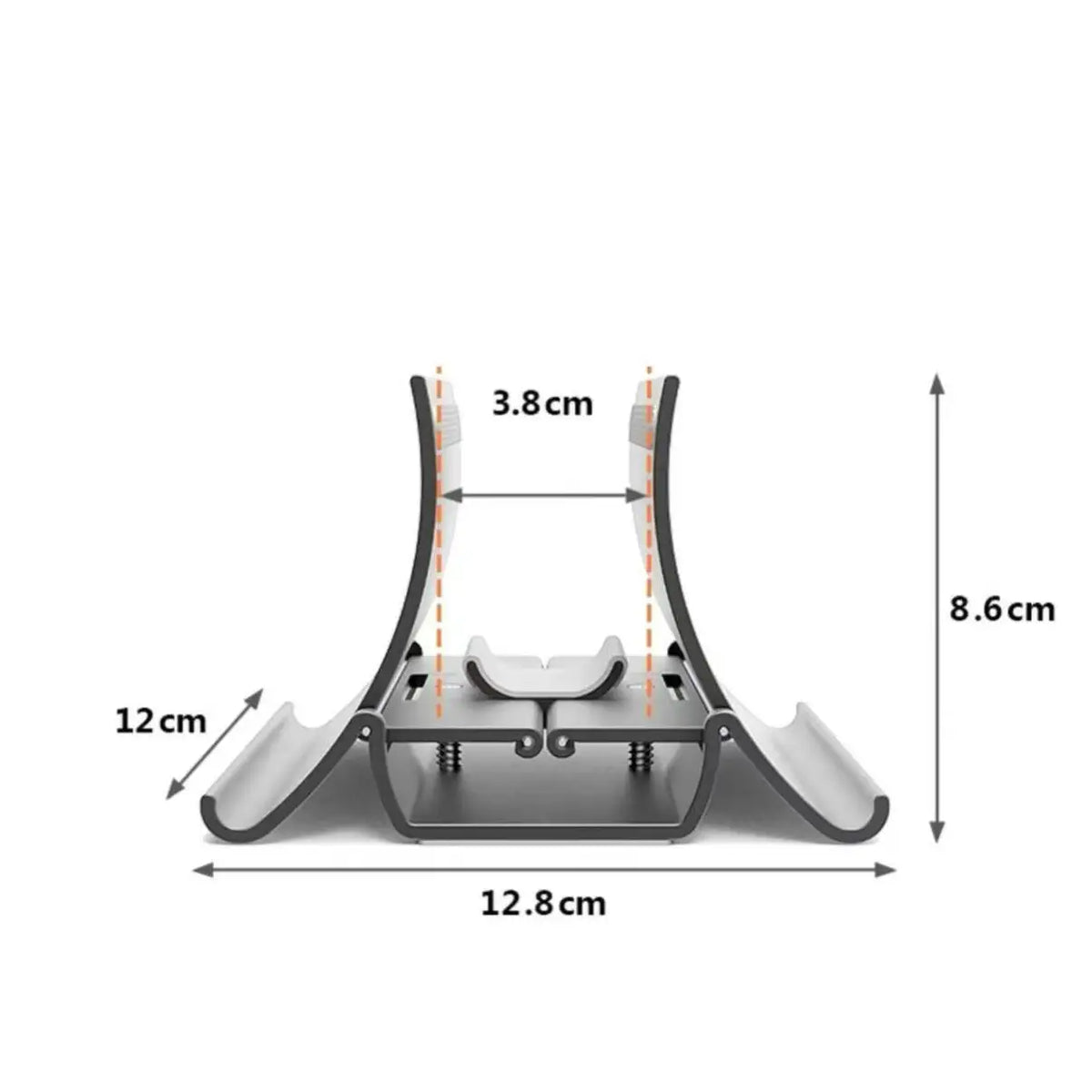Vertical Laptop Stand Heat Dissipation Non-slip Laptop Stand Gravity Induction Holder Notebook Dock for iPad Pro Tablet Stand