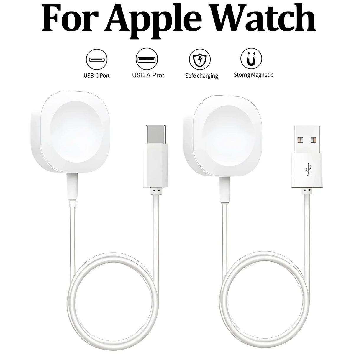 Magnetic Wireless Charger for Apple Watch Series 11 10 9 Fast Charging Cable Accessories for IWatch Ultra 3/2 Series 8 7 6 5 SE3