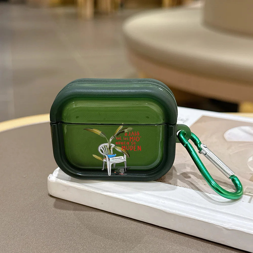 Singer B-Bad B-Bunny Translucent Silicone Case for Airpods 4 3 Pro 2 1 Wireless earphone Headphone Pro2 Protective Covers