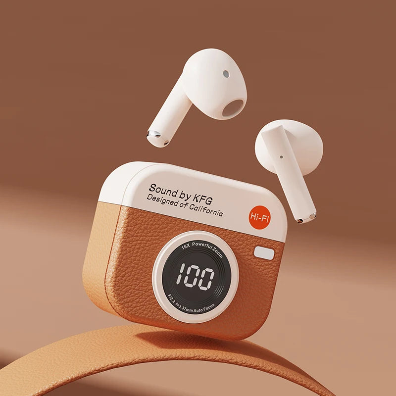 Q86 TWS Bluetooth 5.3 Wireless Headphones Power LED Digital Display HiFi Gaming Headsets Waterproof Sports Earbuds
