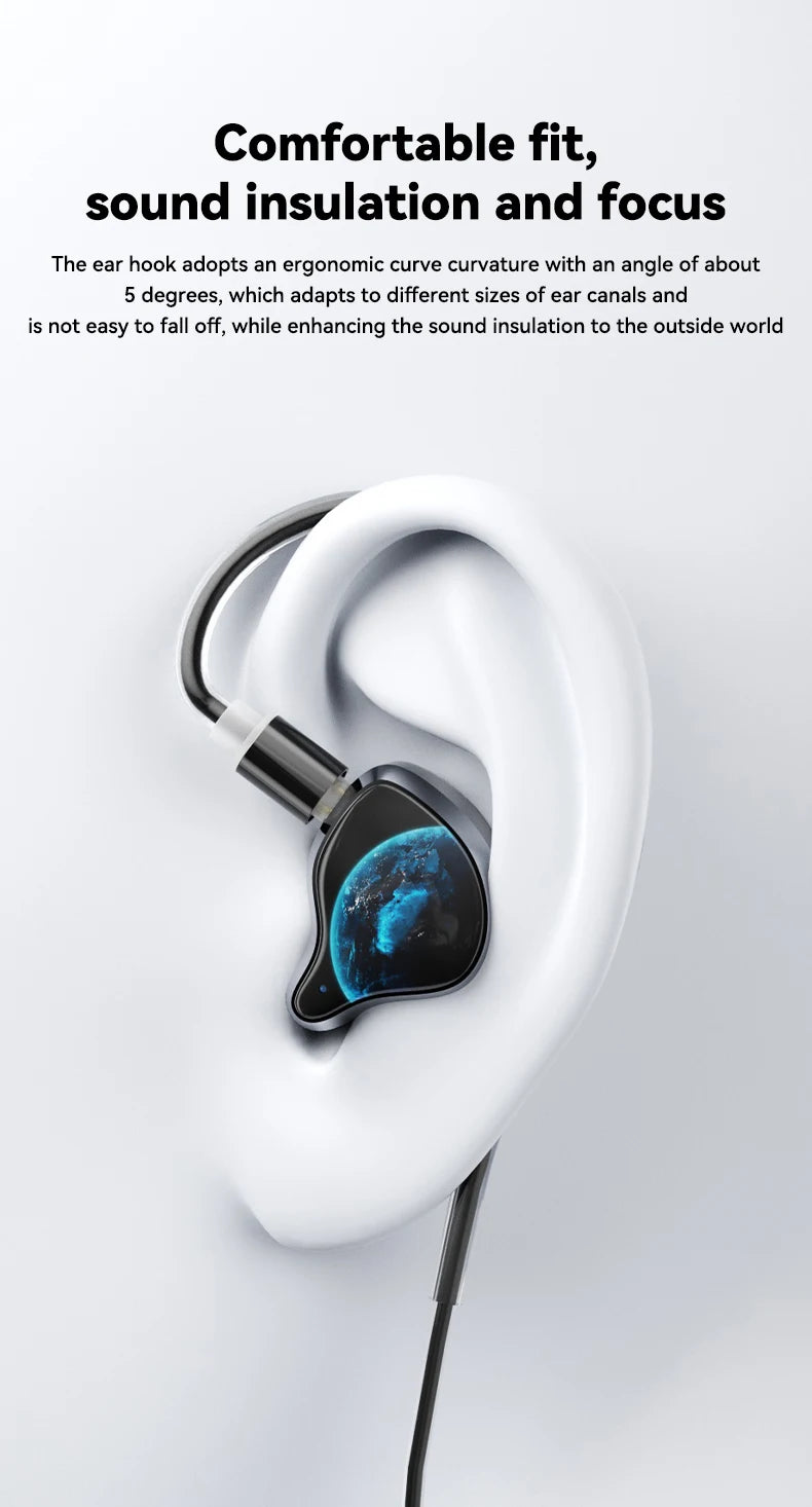 HTC NE81 TWS Wireless Earbuds Bluetooth ANC Wired Voice Control for Singing Live Streaming Touch Control Stereo Sports Earphone