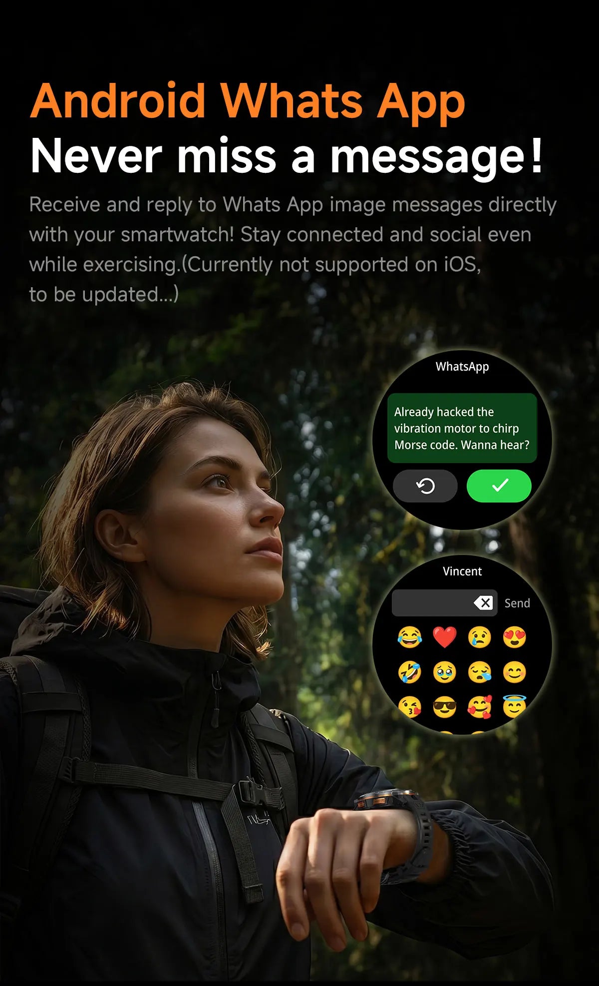 New Technology 2026 Offline Map GPS Smart Watch Men 1200mAh Battery Waterproof Compass Altimeter 100+Sports Military Smart Watch