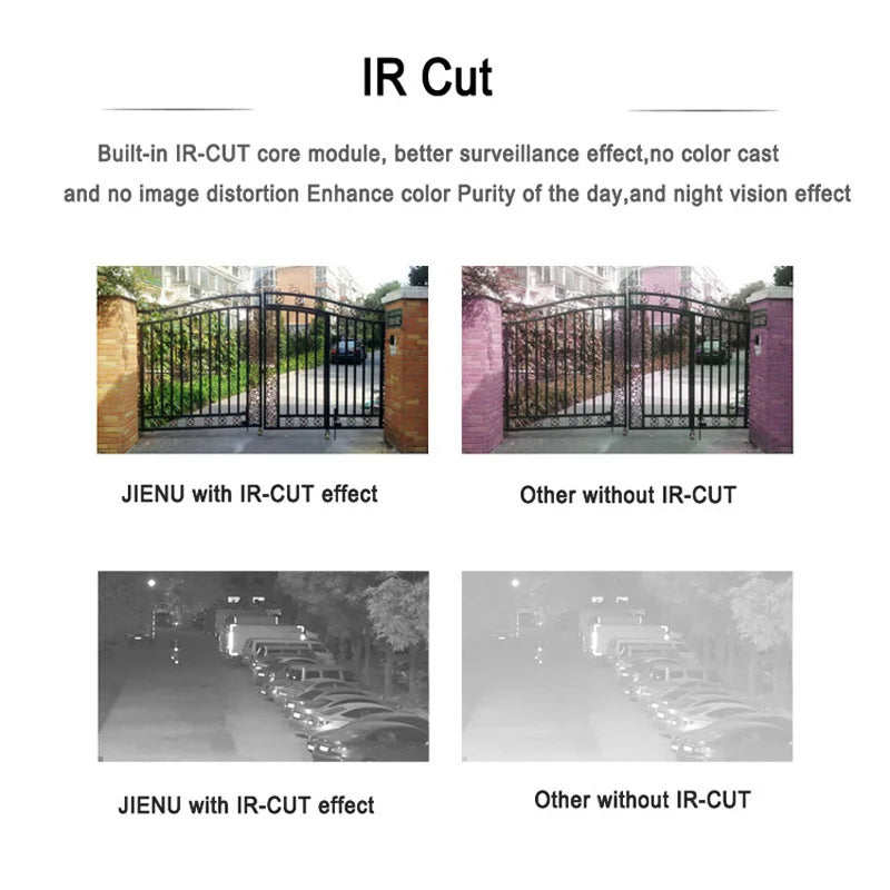 JIENUO 4K HD AHD Camera 5MP Infrared Night Vision 2MP Outdoor Waterproof CCTV Security Surveillance 1080P Indoor Home Bullet Cam