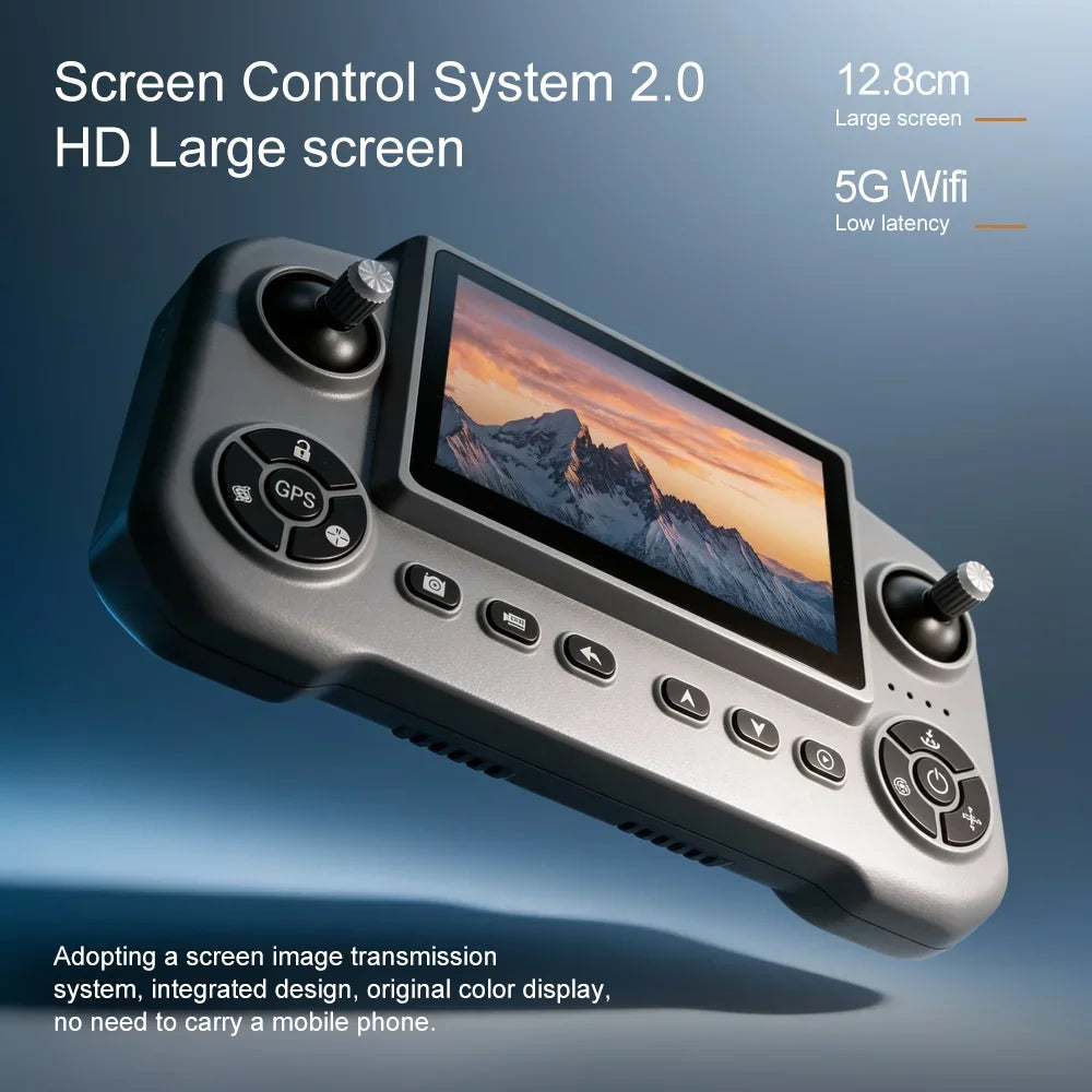 Original V918 Max GPS Foldable Drone 8K Dual Camera 360° Obstacle Avoidance Brushless 5G WiFi Screen Remote RC Quadcopter