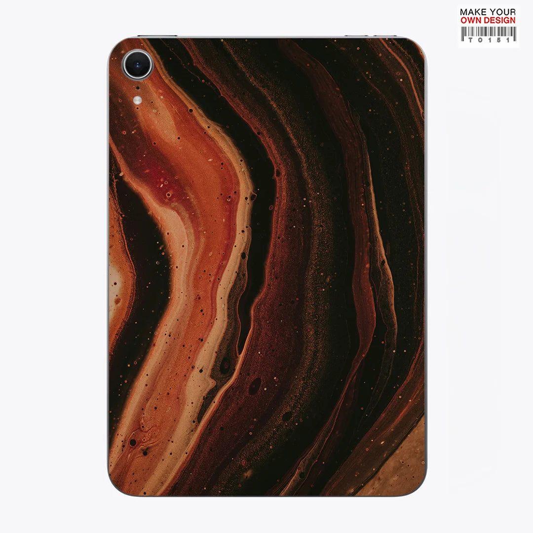 For iPad Pro 13 11 M4 Pro 12.9 2018 Mini 6 7 Full Cover Colorful Back Film Covers Decal Skin Protector Sticker