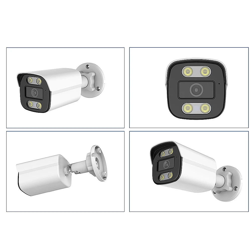 AHD Fully compatible 5MP 1080P 24H Full Color Night Vision CCTV AHD Camera Analog 4M HD Luminous Led Digital Outdoor Street IP66