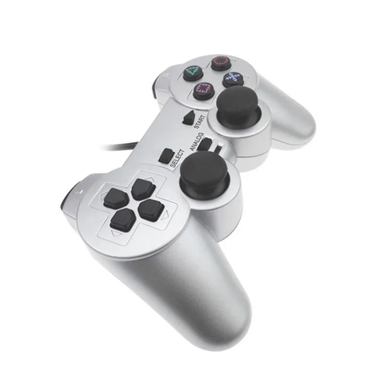 For PS2 Wired Controller For PS2 Gamepad Mando Joystick For Play Station 2 Game Controller Gaming Accessories With Dual Motors